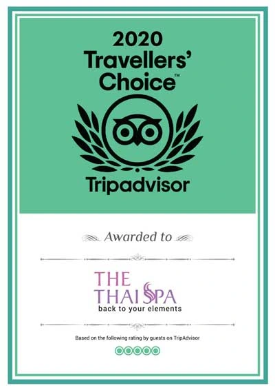 choice award won by The Thai Spa Singapore in the year 2020