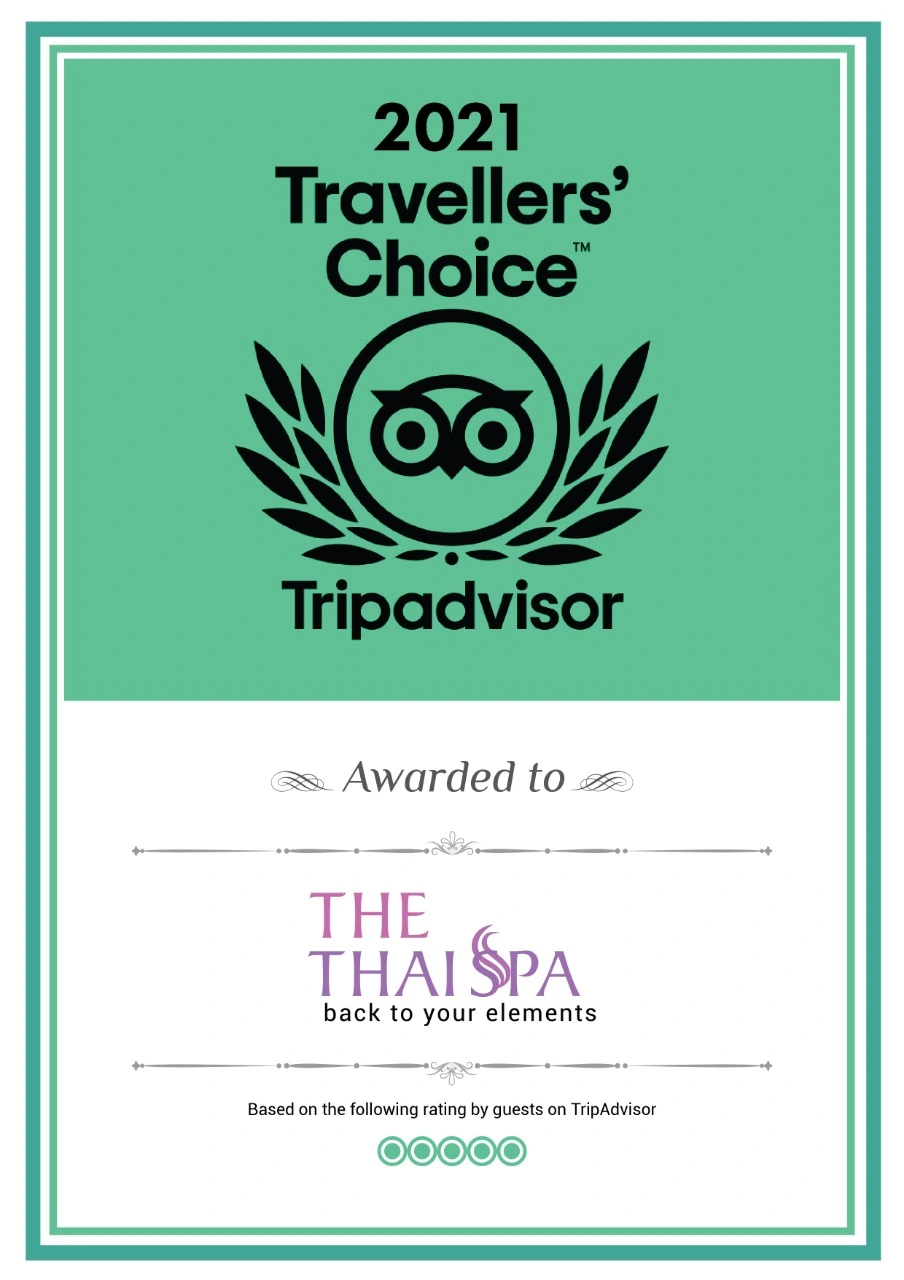 choice award won by The Thai Spa Singapore in the year 2021